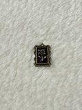 Milagro Heart Flower Charm
