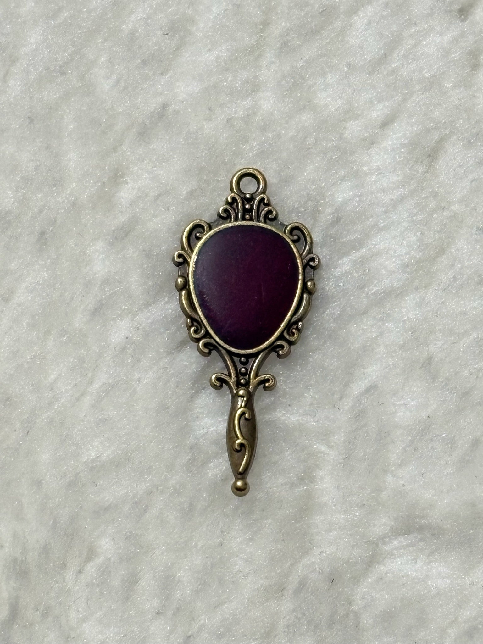 Antique Hand Mirror Charm