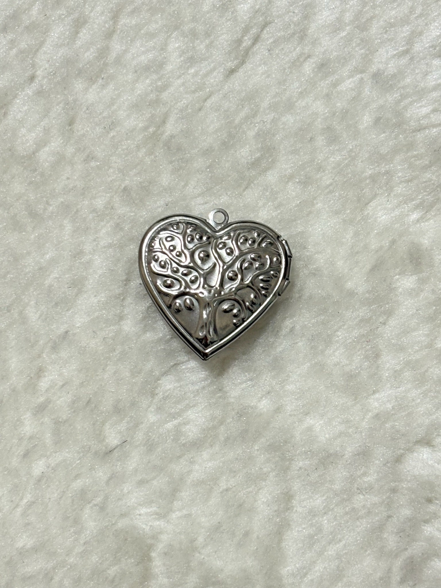 Tree of Life Heart Locket Charm