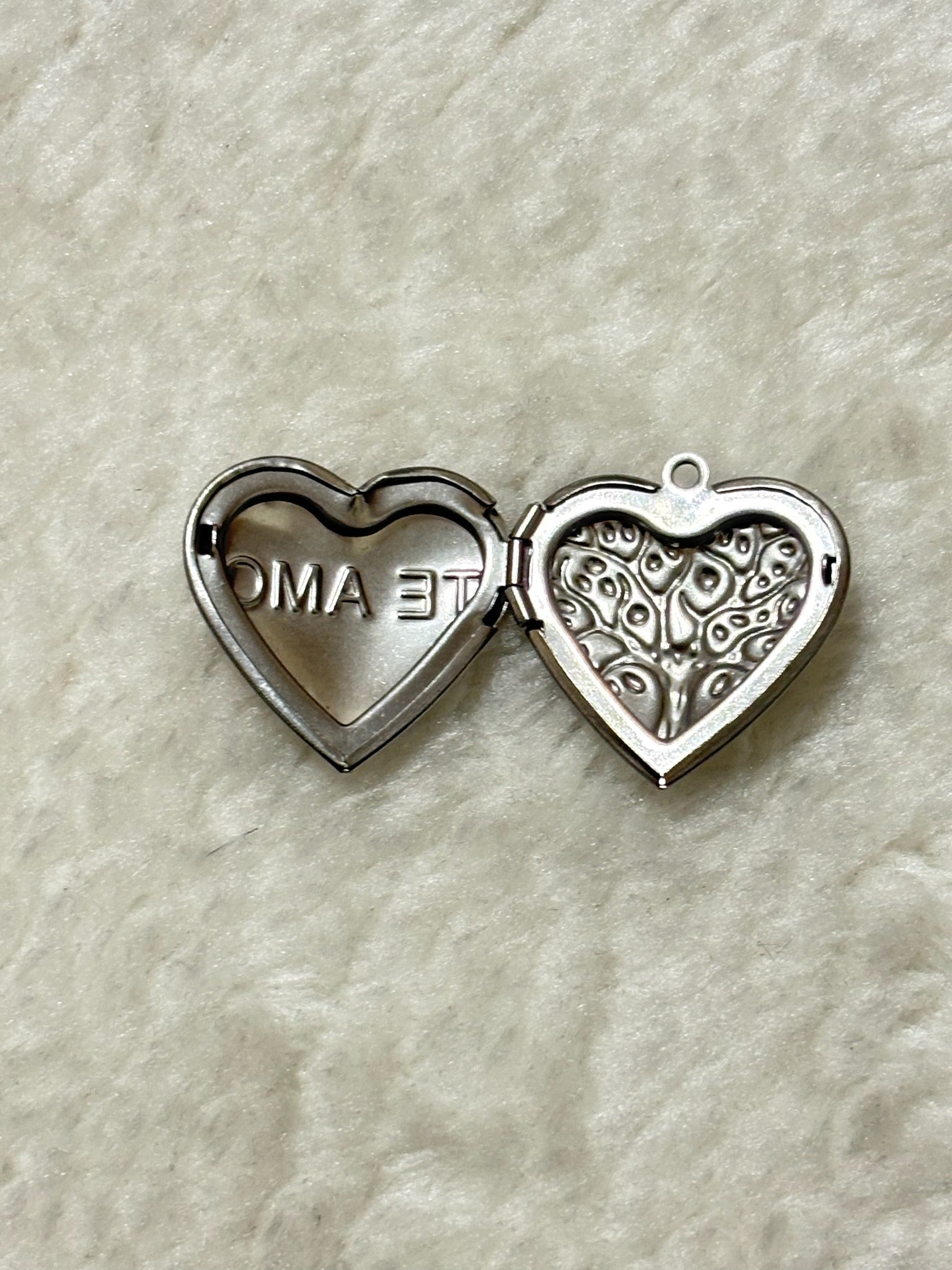 Tree of Life Heart Locket Charm