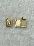 Madonna Book Locket Charm