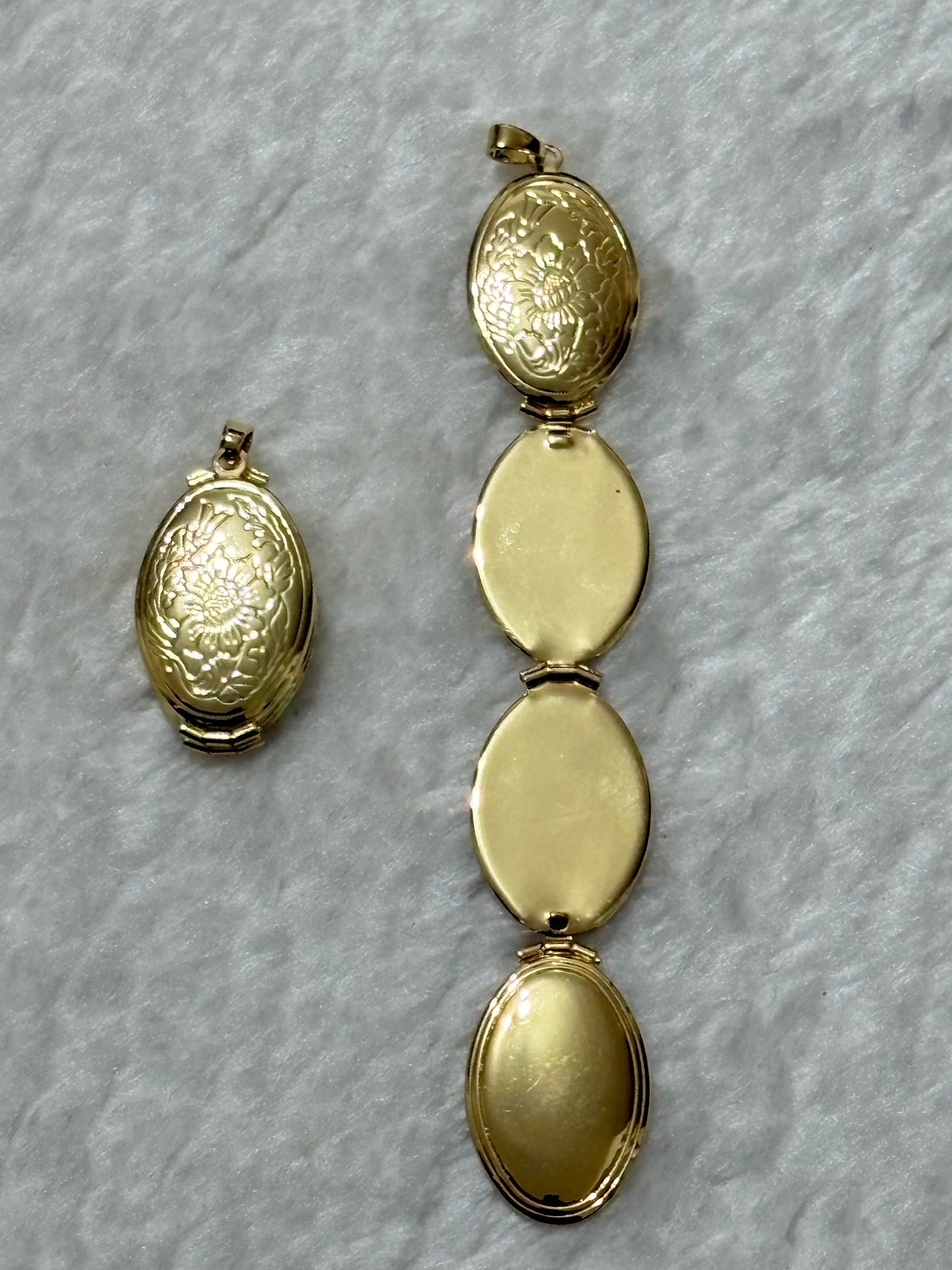 Four-Panel Accordion Locket Charm