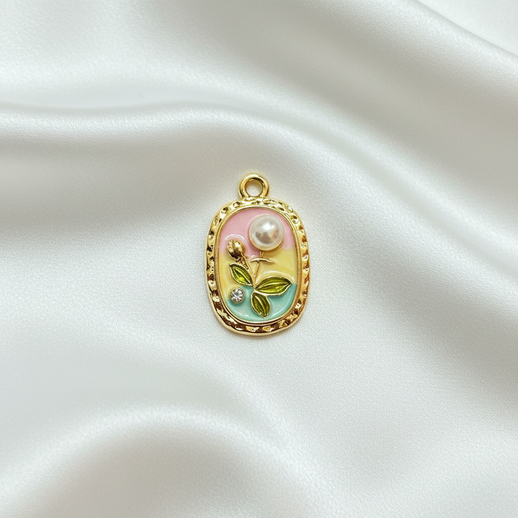 Storybook Charm - Enamel Book