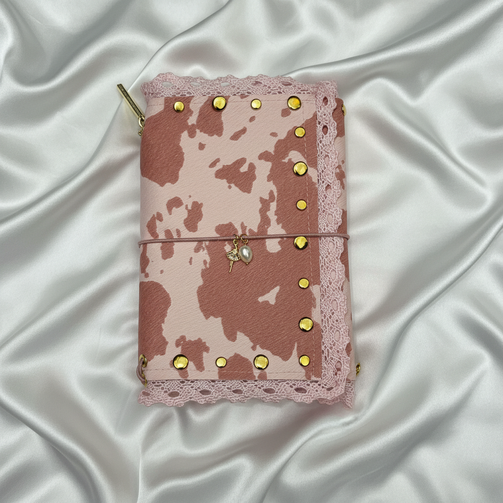 Pink Cowhide Journal