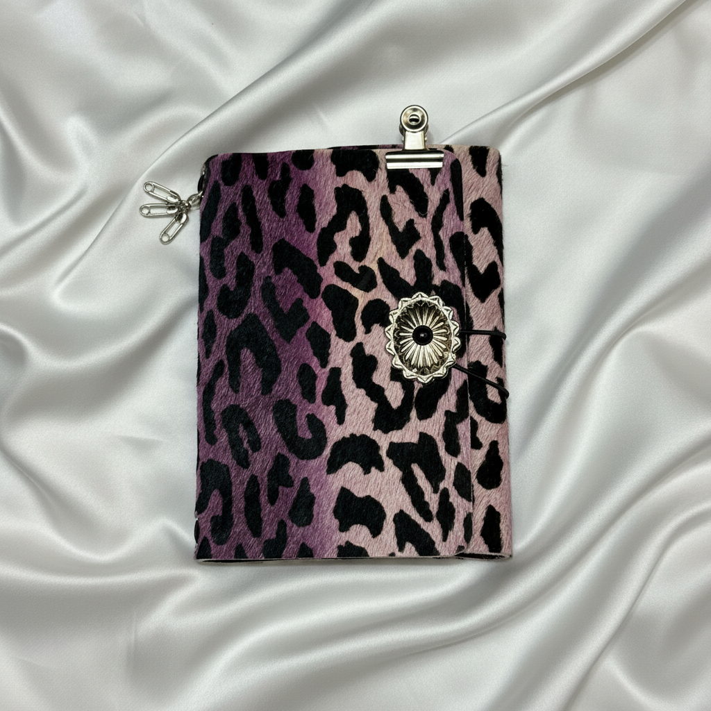 Purple Pink Leopard Journal