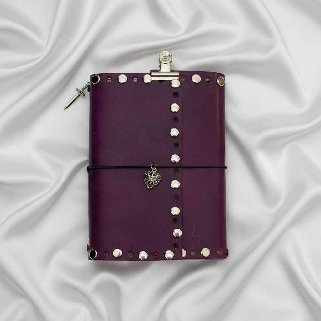 Purple Rivet Journal Front