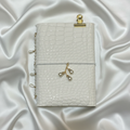 White Croc Pearl Journal